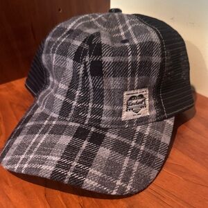 Carhartt Gray and Black Plaid Hat